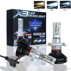 Купить LED лампы автомобильные Philips ZES H4 радиатор 6000Lm LumiLeds X3 / 50W / 6000K пленки в к-те / IP67 / 9-32V 26065 LED Лампы Китай