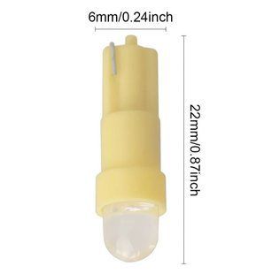 Buy LED 12V T5 COB 15300 0.5W 6000K Purple light 10 pcs (No. 90) 65564 LEDs - T5 Seed