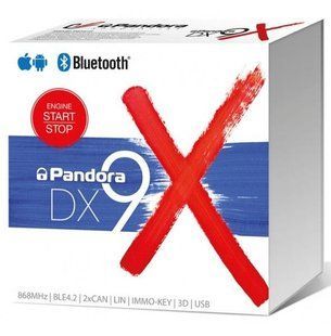 Купить Охранная сигнализация PANDORA DX9XUA / BLUETOOTH / CAN / GSM / GPS / мобильное приложение / датчик удара 39047 Сигнализация