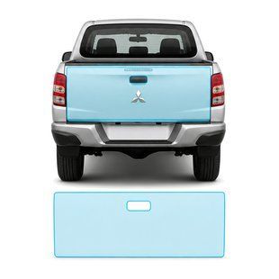 Купить Антигравийная защитная бронепленка по лекалам для Mitsubishi L200 V 2015-2019 - зона крышки багажника 107462 Модельные лекала защитных пленок для Mitsubishi