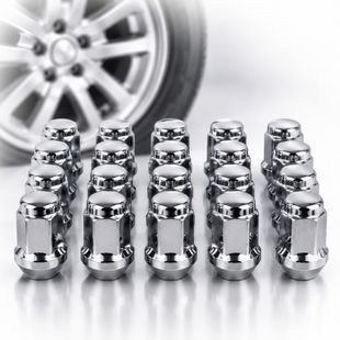 Buy Wheel nuts 14x1.5x35 closed cone with protrusion key 21 chrome 20 pcs (F452) 36561 Lock Bolts - Wheel Nuts