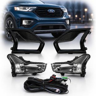 Buy LED Fog Lights for Ford Fusion 2019- 12V 9W Wiring Kit (OEM: LH - KS7Z-15201-B RH - KS7Z-15200-B) (FD-9005-LED) 81526 Fog lights model Foreign car