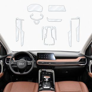 Купити Набір Плівок захисних для салону Kia Sportage ACE 2021-2023 (Понелі Кансолі Дисплея Двері Ручки) на всі Секції 110432 Модельні захисні плівки для салону авто