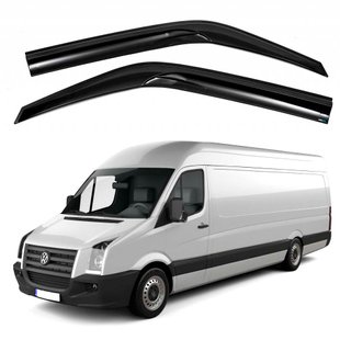 Купить Дефлекторы окон ветровики Volkswagen Crafter 2006-2020 перед скотч SunPlex (SP-S-42) 63288 Дефлекторы окон Volkswagen