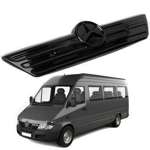 Buy Winter grille cover Mercedes Sprinter CDI 2000-2006 / Large frameless grille / Gloss FLY 8100 Winter radiator grille covers