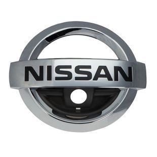 Купити Емблема решітки NISSAN ROGUE хром 155х130мм (під камеру) OEM 62890-4BA0A 95196 Емблеми на іномарки
