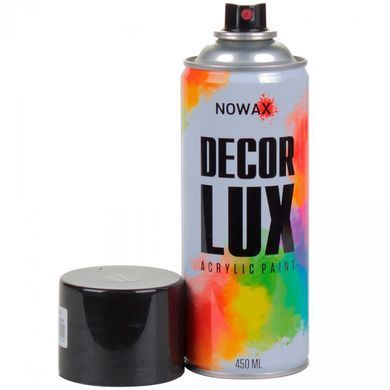 Купити Акрилова фарба Nowax Спрей 450 мл Чорний мат (matt black/ral9005) NX48011 58863 Фарби аерозольні
