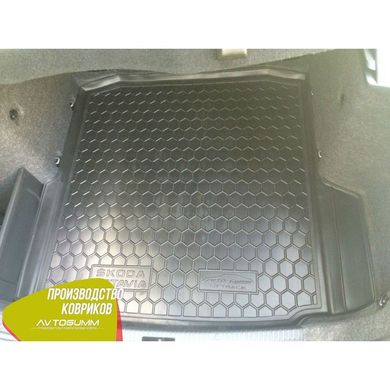 Купить Автомобильный коврик в багажник Skoda Octavia A7 2013- Liftback / Резино - пластик 42354 Коврики для Skoda