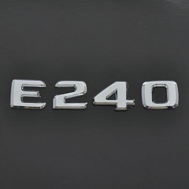 Купити Емблема - напис "E240" скотч 125х24 мм (A 220 817 0015) 22064 Емблема напис на іномарки