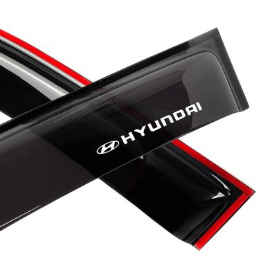 Купити Дефлектори вікон вітровики Hyundai H1 2007- Накладні Voron Glass 60212 Дефлектори вікон Hyundai