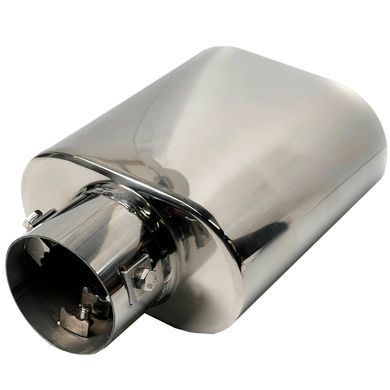 Купити Насадка на глушник Elegant Овальна &Oslash; 63 х 200 мм Хром (EL 106 007) 58928 Насадки на глушник