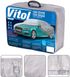 Купити Тент автомобільний Vitol розмір М сірий на підкладці (Кишені Під Дзеркало) 9981 Тенти для седанів - 4 фото из 4