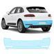 Buy Pre-cut paint protection film for Porsche Macan 95B 2014-2023 - rear bumper 108327 Model-specific paint protection film patterns for Porsche