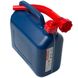 Купити Каністра 5л Пластик HDPE Щільна Для Нафти Продуктів З Лійкою (BP-305) 57417 Каністри - 1 фото из 3
