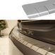 Buy Rear bumper cover for Honda Civic IX 4D Fl 2013-2017 Decorative stainless steel double 97373 Door sills and bumper trims - 2 photos from 2