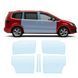 Купить Антигравийная защитная бронепленка по лекалам для Seat Alhambra II 2010-2020 - зоны дверей и стойки окон 108661 Модельные лекала защитных пленок для Seat