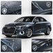 Buy Pre-cut paint protection film for Audi A3 8Y 2020-2024 - rear bumper 101406 Model-specific paint protection film patterns for Audi - 3 photos from 3