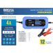 Купить Зарядное устройство Импульсное для автомобильного аккумулятора Brevia Power400 6V/12V 4A 65816 Преобразователи напряжения инверторы - Зарядные АКБ - 2 фото из 6
