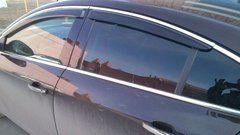 Купити Дефлектори вікон вітровики для Opel Insignia 2009- HB З Молдингом Хром 35876 Дефлектори вікон Opel
