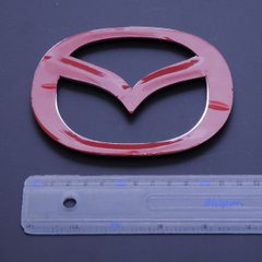 Купити Емблема Mazda 3 125х100 мм скотч 21531 Емблеми на іномарки