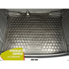 Купить Автомобильный коврик в багажник Skoda Rapid 2013- Spaceback / Резино - пластик 42360 Коврики для Skoda