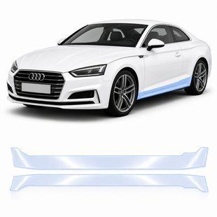 Купити Антигравійна захисна бронеплівка за лекалами для Audi A5 F5 2016-2019 - нижня зона кузова 101462 Модельні лекала захисних плівок для Audi