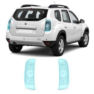 Купить Антигравийная защитная бронепленка по лекалам для Renault Duster I 2010-2017 - задние фонари стопы 108503 Модельные лекала защитных пленок для Renault