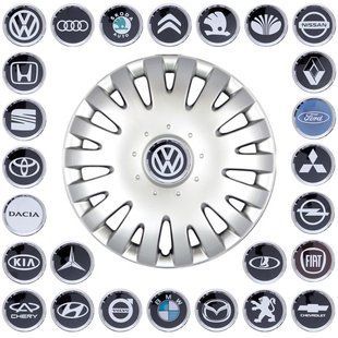 Купить Колпак колеса с эмблемой SKS211 Volkswagen R14 серый с логотипом на выбор 4 шт 21899 14 SKS