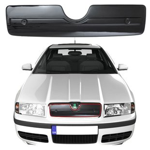 Купить Зимняя накладка на решетку радиатора Skoda Octavia Tour 2000-2012 Глянец 4966 Зимние накладки на решетку радиатора