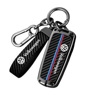 Buy Volkswagen key case (carbon fiber strap, metal key fob) 95702 Car Key Covers (Original)