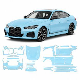 Buy Pre-cut paint protection film for BMW 4 Series Gran Coupe G26 2021- full body 102127 Model-specific paint protection film patterns for Bmw