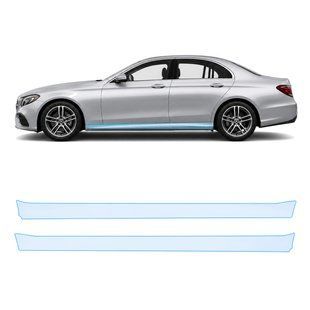 Купити Антигравійна захисна бронеплівка за лекалами для Mercedes-Benz E-Class W213 2016-2020 - нижня зона кузова пороги 106804 Модельні лекала захисних плівок для Mercedes-Benz