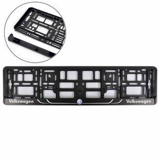 Buy Number plate frame for Volkswagen Type 1 Frost-resistant Color Logo (Avtovin) 86739 Number frame - Model inscriptions