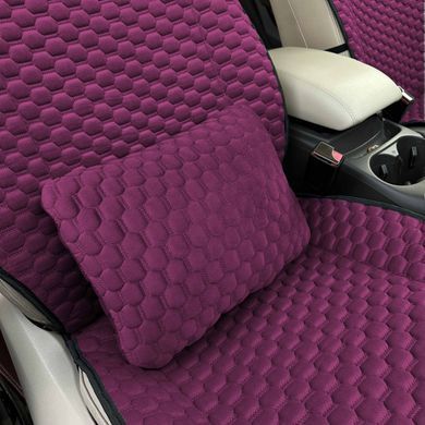 Buy Seat covers Montana Set Burgundy (Micro Velour Honeycomb Premium) 86380 Premium Seat Covers (Alcantara)