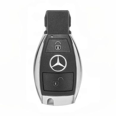 Купити Чохол ключа Mercedes-Benz червоний+золота окантовка (2 кнопки) TPU 96102 Чохли для автоключів (Оригінал)