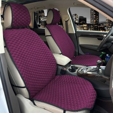 Buy Seat covers Montana Set Burgundy (Micro Velour Honeycomb Premium) 86380 Premium Seat Covers (Alcantara)
