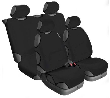 Купити Чохли майки для сидінь Beltex DELUX комплект Чорні (BX14210) 31735 Майки для сидінь