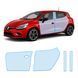 Купить Антигравийная защитная бронепленка по лекалам для Renault Clio IV 2012-2019 - зоны дверей и стойки окон 108469 Модельные лекала защитных пленок для Renault
