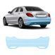 Купити Антигравійна захисна бронеплівка за лекалами для Mercedes-Benz C-Class W205 facelift 2018-2021 - задній бампер 106671 Модельні лекала захисних плівок для Mercedes-Benz