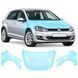 Купити Антигравійна захисна бронеплівка за лекалами для Volkswagen Golf VII 2012-2016 - капот і передні крила 109855 Модельні лекала захисних пленок для Volkswagen