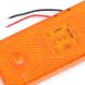 Купить Габарит LED прямоугольный 110х4 2 мм / 24V / 4 диода Оранжевый 10 шт (MRT 50) 8962 Габаритные огни - 2 фото из 3
