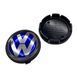 Купити Ковпак колеса Volkswagen синій срібний пластик 1 шт 56 мм OEM 1j0601171 (ковпачок, заглушка) 94619 Ковпачки на титани
