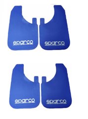 Купить Брызговики большие синие - 4шт - SPARCO - 450x280 - с вырезом резино-пласт 10шт/уп 23316 Брызговики большие Тип (Speed Master) (Sparco)