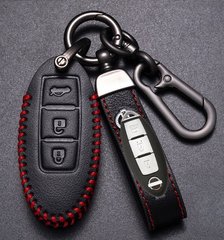 Купить Чехол для автоключей Nissan с Брелоком Карабин Оригинал (3 кнопки №1) 66789 Чехлы для автоключей (Оригинал)
