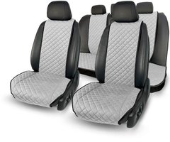 Купить Накидки для сидений Алькантара Verona M Комплект Серые (Оригинал) 60200 Накидки для сидений Premium (Алькантара)