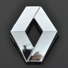 Купити Емблема Renault Megane/Laguna пластик/3 пукли/вигнута 77х94х11мм 21576 Емблеми на іномарки