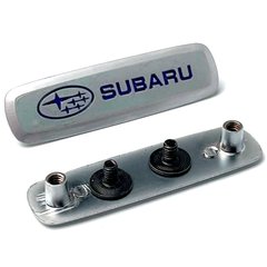 Купити Емблема шильдик Subaru для автомобільних килимків Алюміній 1 шт 65669 Емблеми шильдики Підп'ятники для автокилимків