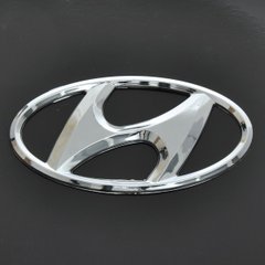 Купить Эмблема для Hyundai 128 x 65 мм Getz 3M скотч 21526 Эмблемы на иномарки