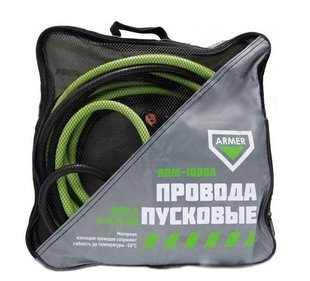 Купить Пусковые провода прикуривания Armer 1000А / -50 +80°C / 6 м / в сумке (DEC-1000A) 39318 Пусковые провода