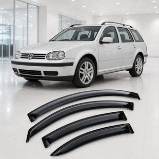 Купить Дефлекторы окон ветровики для Volkswagen Golf IV 5d 1999-2005 Wagon Скотч 3M (AMV20500) Acrylic 4 шт 110739 Дефлекторы окон Volkswagen